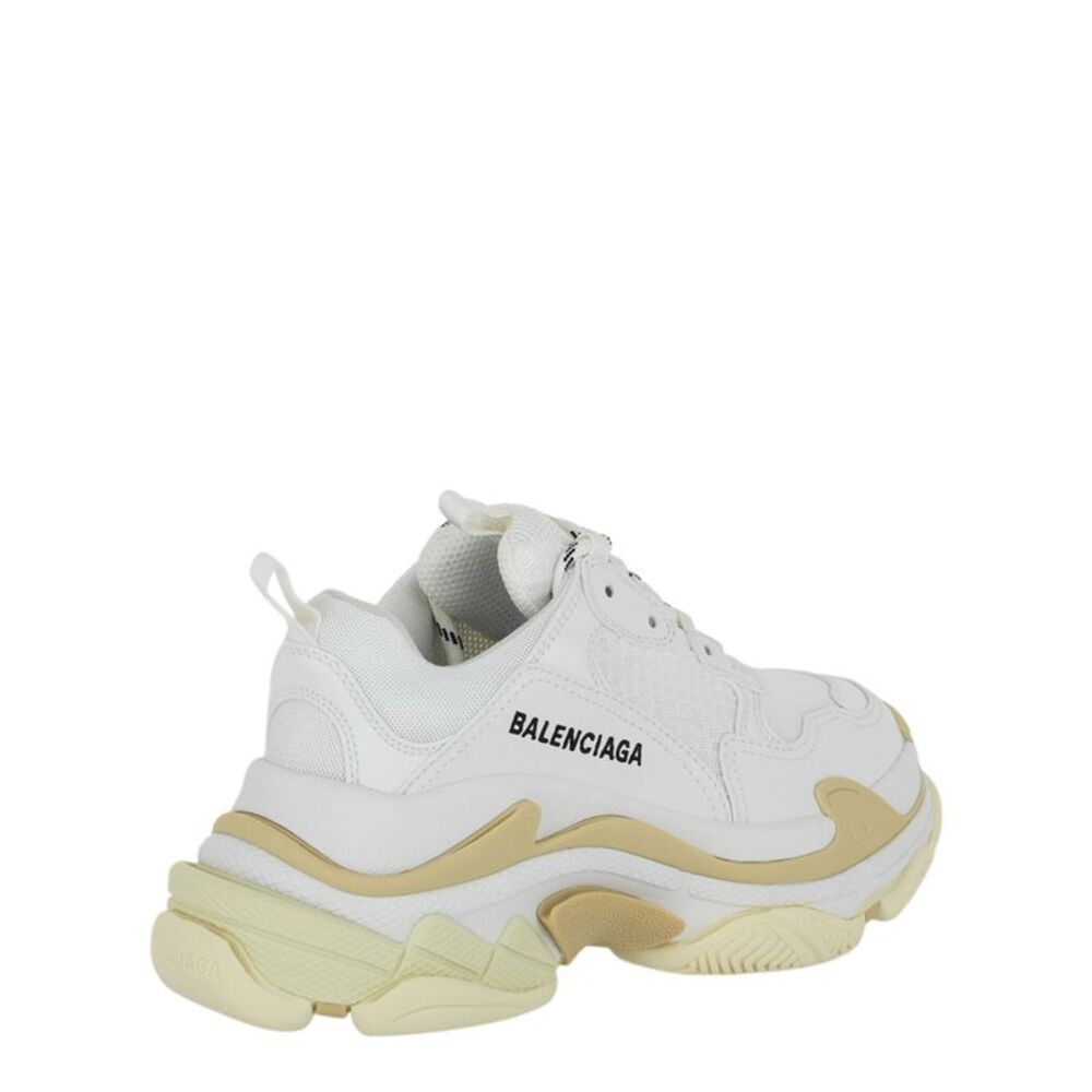 Balenciaga Triple S Low-Top Sneakers White Womens - Picture 3 of 6